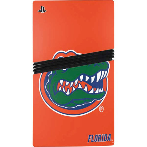 University of Florida Gators Mascot Logo PS5 Pro Console Skin